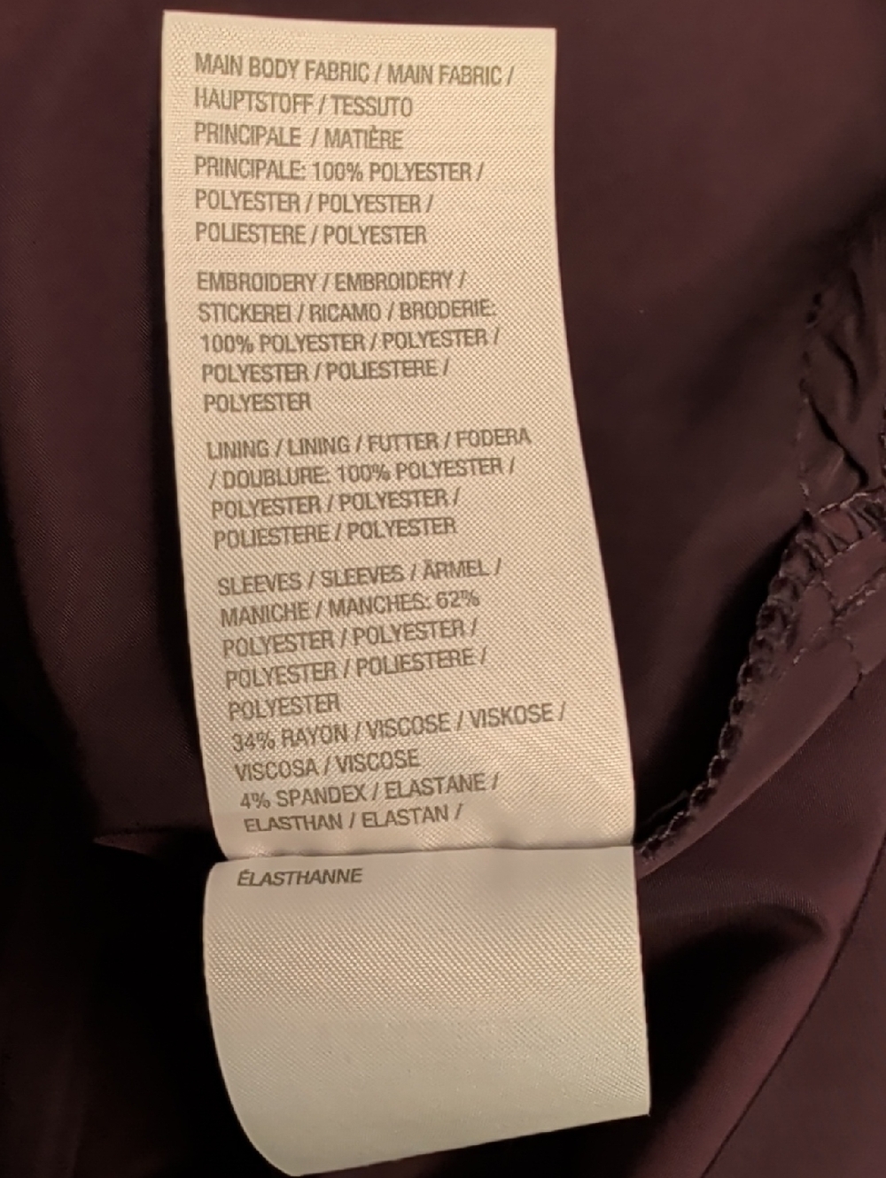 LOGO Lori Goldstein Purple Embroidered Utility Jacket Hoodie Zip Up Women’s 8 - Picture 7 of 8